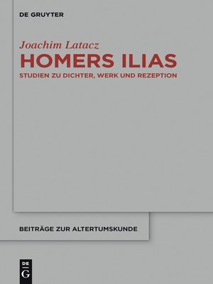 cover image of Homers Ilias